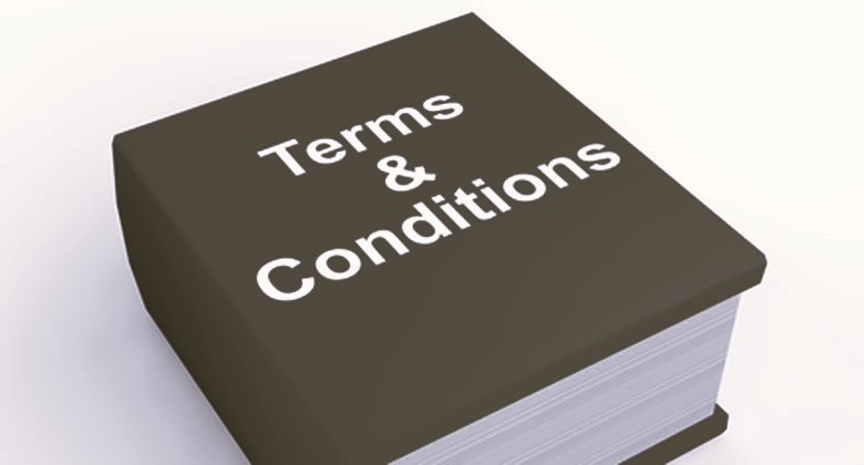 Terms & Conditions book